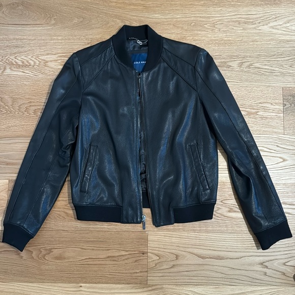 Cole Haan genuine leather jacket - Picture 1 of 6